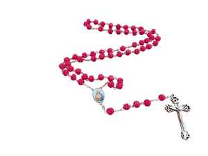 Sacred Heart Rosary (Various Colours)